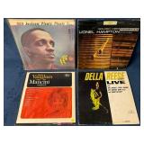 4 Jazz and Vocal LP Records Featuring Milt Jackson