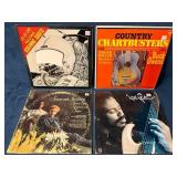4 Vinyl Records: Led Zeppelin, Buck Owens, Simon &