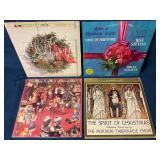4 Christmas Music Vinyl Records Including Conniff