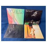 Four Vinyl Records by David Sanborn, Jean-Luc Pont