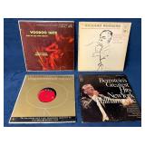 Four Vinyl Records by Perez Prado, Richard Rodgers