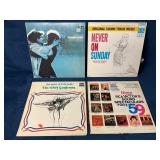 4 Vinyl Records Featuring Soundtrack and Musical T