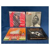 Four Vinyl Records Featuring Edith Piaf, George Be