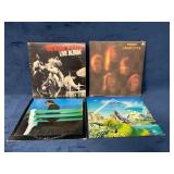 Four Vinyl Records Featuring Grand Funk, Boz Scagg