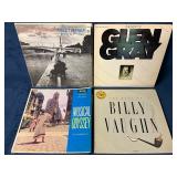 4 Vinyl Records Featuring Edith Piaf, Glen Gray, a