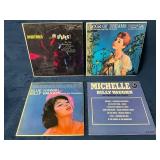 Four Vintage Vinyl Records Featuring Billy Vaughn