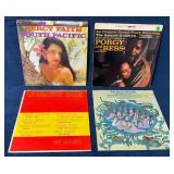 Four Vinyl Records Including Soundtracks and Music