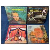 4 Vinyl Records: Glenn Yarbrough, Jerry Lee Lewis,