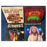 4 Vinyl Records Featuring The Beatles, James Gang,