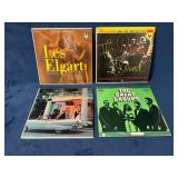 Four Vinyl Records Featuring Les Elgart and Other