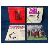 4 Vinyl Record Soundtracks Including ï¿½West Side St