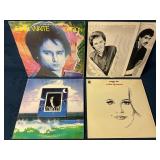 Four Vinyl Records by Various Artists, Including J