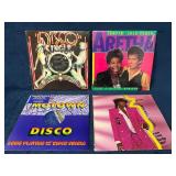Four Disco and Soul 12-Inch Vinyl Records