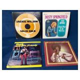 4 Vinyl Records: Jackie Wilson, Dusty Springfield,