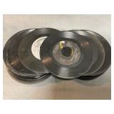 50 Assorted Vintage 45 RPM Records no sleeves