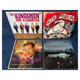 4 Vinyl Records: The Kingsmen, Bette Midler, Frank