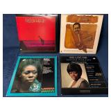 Four Vinyl Records Featuring Curtis Mayfield, Fred