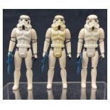 Vintage Lot Of 3 1977 Star Wars Stormtrooper Compl