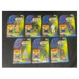 Lot Of 7 1997-1998 Star Wars Power of the Force Fr