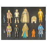 Vintage Lot Of 10 1977-1983 Star Wars HK Figures,