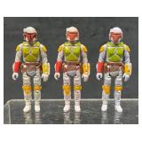 Vintage Lot Of 3 1979 Star Wars Kader HK Boba Fett