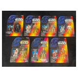 Lot Of 7 Star Wars Power of the Force Figures (199