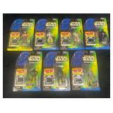 Lot Of 7 Star Wars Power of the Force Freeze Frame