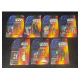 Lot Of 7 Star Wars Power of the Force Figures (199