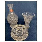 Three Lead Crystal Items Made in Western Germany