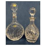 Crystal Decanters: Polonia and Echt Bleikristall