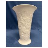 Kaiser Porcelain Vase with Floral Relief Design