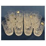 12 Lausitzer Lead Crystal Iced Beverage Glasses, H