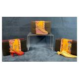 Three ï¿½Just The Right Shoeï¿½ Figurines with Origina