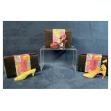 Three Just The Right Shoe Collectible Figurines wi