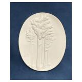 Meissen Porcelain Botanical Plaque ï¿½Die Kieferï¿½ Li