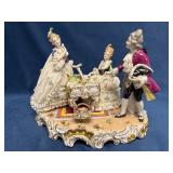 Intricate Unterweissbach Figurine Sculpture With M