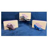 3 Just The Right Shoe Figurines with Boxes