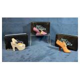 3 Just The Right Shoe Figuerines With Boxes