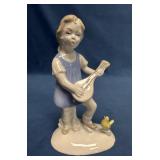 Lippelsdorf Figurine of Girl Playing Mandolin with