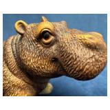 Ceramic House Hippo from Harvey Knox Kingdom Colle