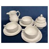 Rosenthal Classic Rose Sugar Bowl, Cream Pitcher,