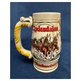 Budweiser Stein by Ceramart Featuring Clydesdales