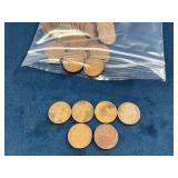 50 Wheat Pennies