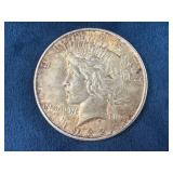 1922 Peace Silver Dollar in Circulated Condition