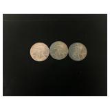 3 American Silver Eagle Bullion Coins