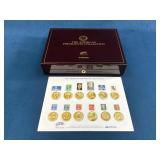 The American Presidents Collection with Gold-Plate