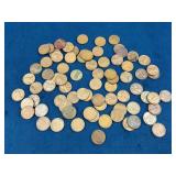 30+ Wheat Pennies with Mixed Dates and Conditions