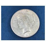1922 Peace Silver Dollar Coin with Liberty Design
