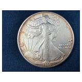 1990 American Silver Eagle 1 oz Silver Bullion Coi