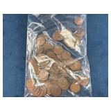 100 Wheat Pennies in Mixed Condition